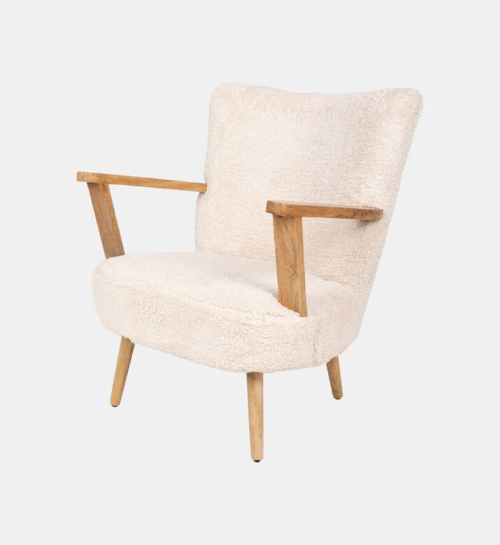 Shaggy Mango Wood Arm Chair