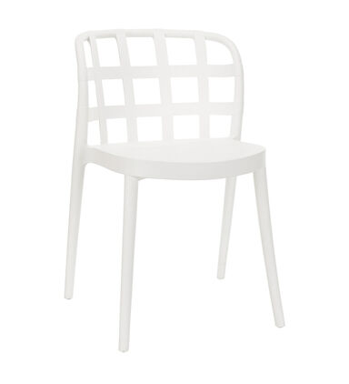 Plastic Square Back Chair