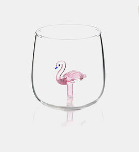 Home Deco and More Flamingo Drinking Glass, Packshot View