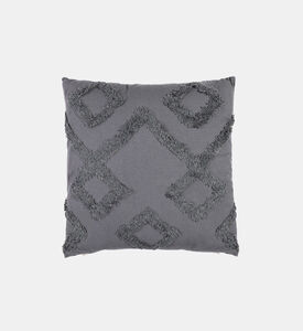 Home and Styling Algo Cotton Filled And Vaccumed Cushion, Dark-blue, Packshot View