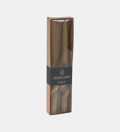 Antarcite Twisted Candle 2-piece Set