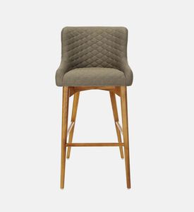 Home Deco and More Coco Quilt Bar Chair, Taupe, 53x46x103-cm, Packshot View