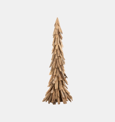 Layered Wood Rods Tree Figurine