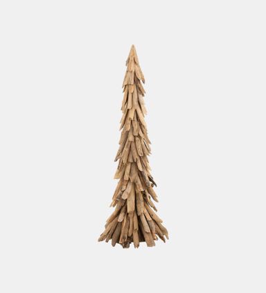 Layered Wood Rods Tree Figurine