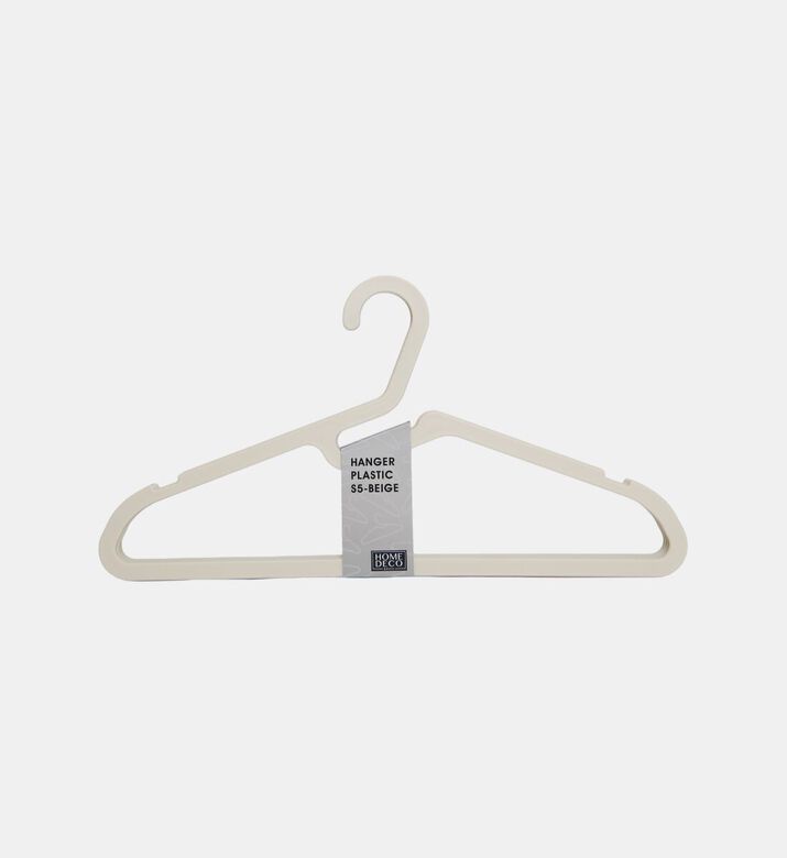Home Deco and More Rounded Edges Clothes Hanger 5-piece Set, Packshot View