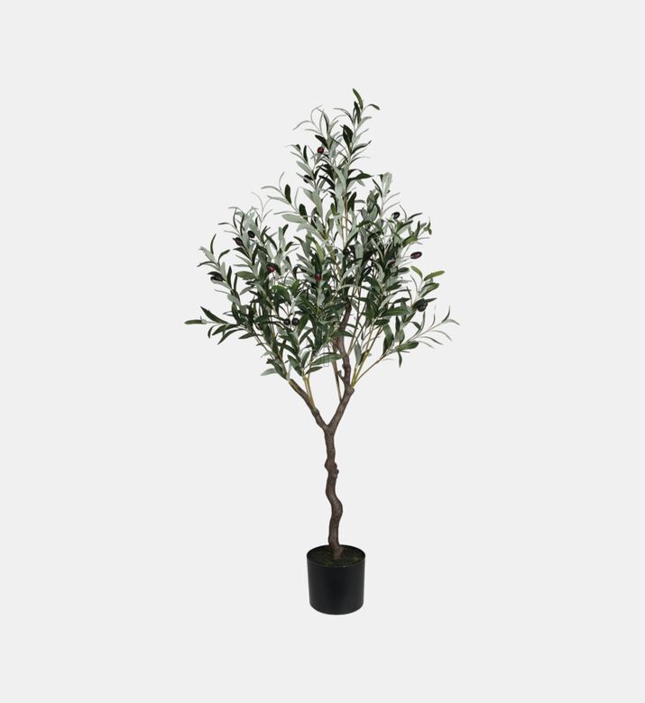 Artificial Olive Tree Pot