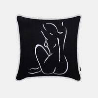Judih Cotton Square Filled And Vaccumed Cushion