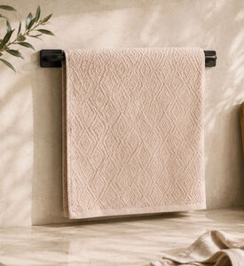Home Deco and More Mahira Cotton Kitchen Rug, Grey, 70x140-cm, Packshot View