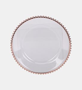 Home Deco and More Plate, Pink, Packshot View