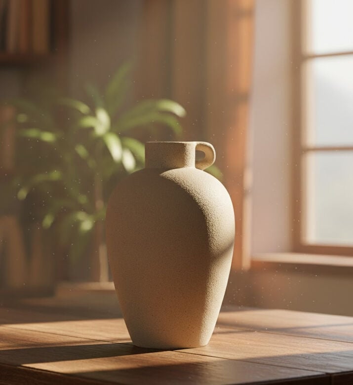 Jolipa Porcelain Oval Handled Vase, Packshot View