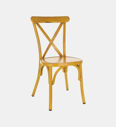 Vinta Aluminum Cross Back Chair