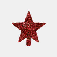 Tinsel Finish Tree Top Star