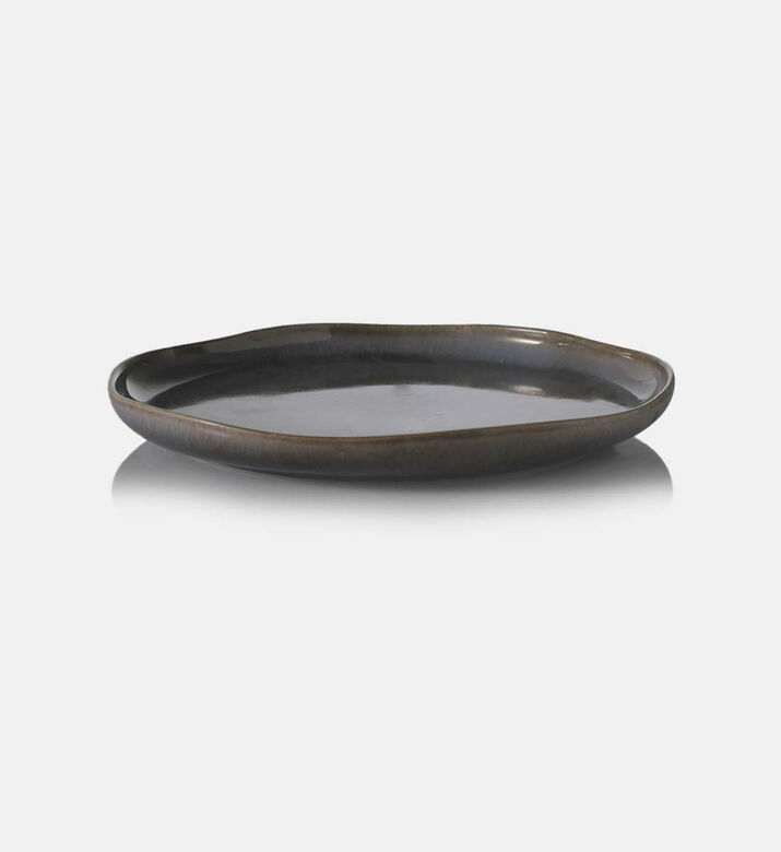 Ceramic Trimmedmed Dinner Plate