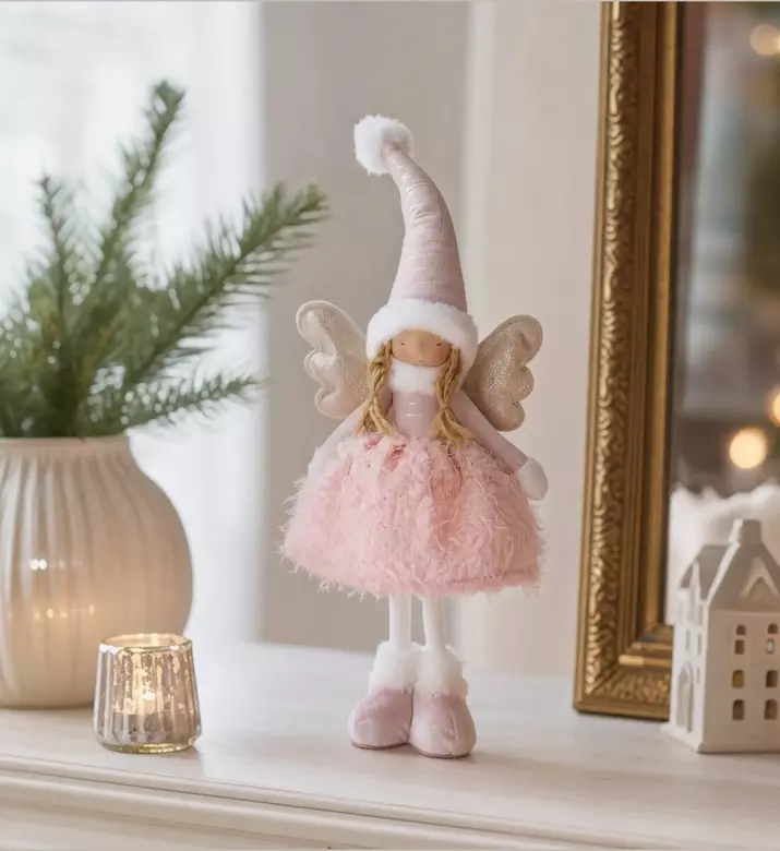 Home Deco and More Led Light Dress Standing Angel, Model View