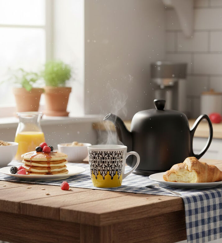 Guy Degrenne Salam Porcelain Matt Teapot, Packshot View