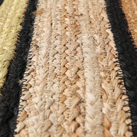 Parallel Jute Rectangular Filled And Vaccumed Cushion