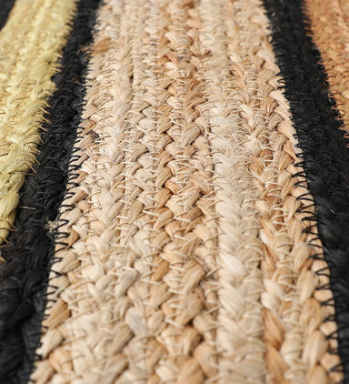 Parallel Jute Rectangular Filled And Vaccumed Cushion