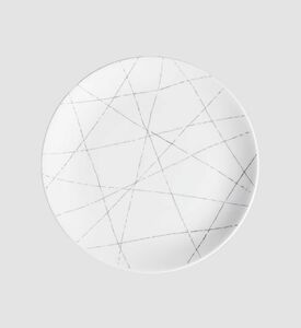 Graphic Porcelain Presentation Plate - 31 Cm