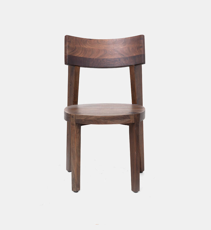 Home Deco and More Marcus Acacia Wood Dining Chair, Packshot View