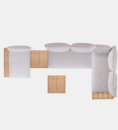 Topaz Teak Wood Corner Lounge