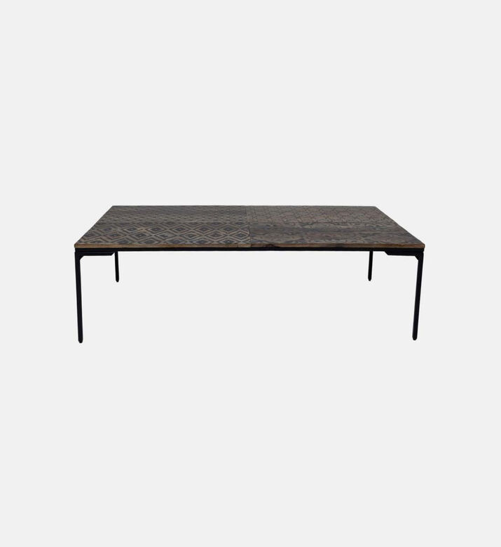Manda Wooden Coffee Iron-leg Table