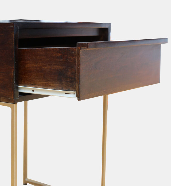 Home Deco and More Emilia 1-drawer Bedside Table, Packshot View