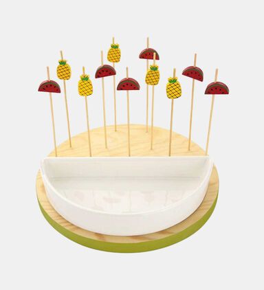 Porcelain Watermelon Picks Bowl
