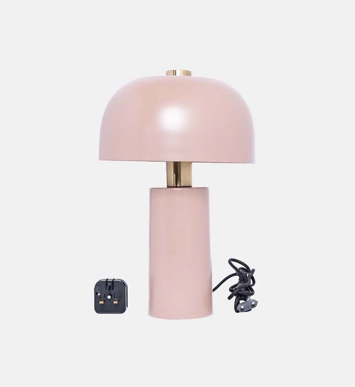 Cozy Lulu Metal Brushed Table Lamp, Light-pink, Packshot View