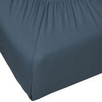 Stone Cotton Jersey Fitted Sheet