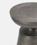 Stan Antique Nickel Side Table