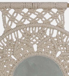 Kersten Macram Cotton Wall Mirror, Packshot View