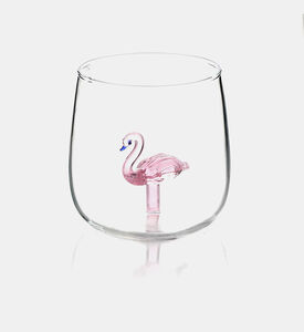 Flamingo Drinking Glass