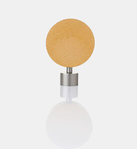 Golfino Natural Wood Round Finial, Packshot View