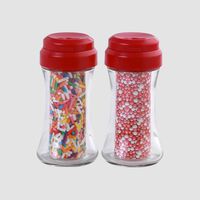 Glass Sprinkle Shakers 2-piece Set