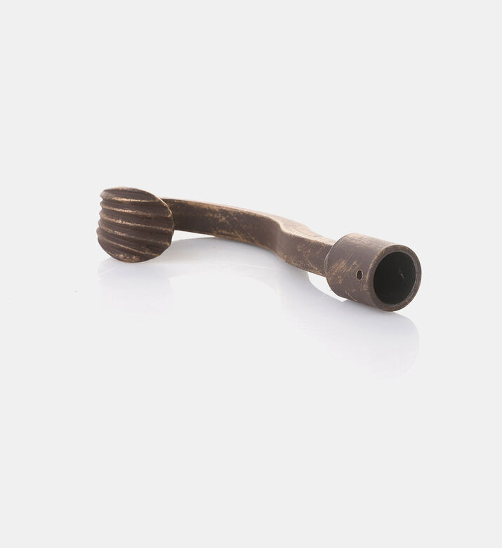 Wooden Chiseled Curtain Rode Hanger