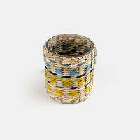 Seagrass Tealight Holder 9 X 9.5 X 8 Cm