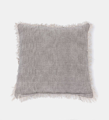 Geecha Silk-cotton Blend Filled And Vaccumed Cushion