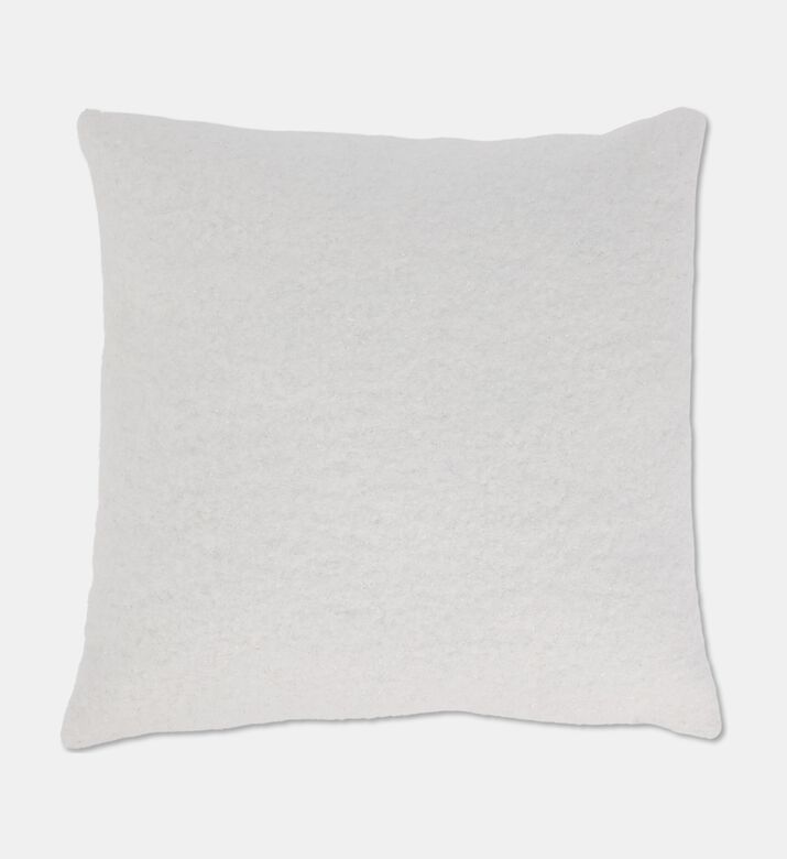 Home Deco and More Square-shape Cushion, White, Packshot View