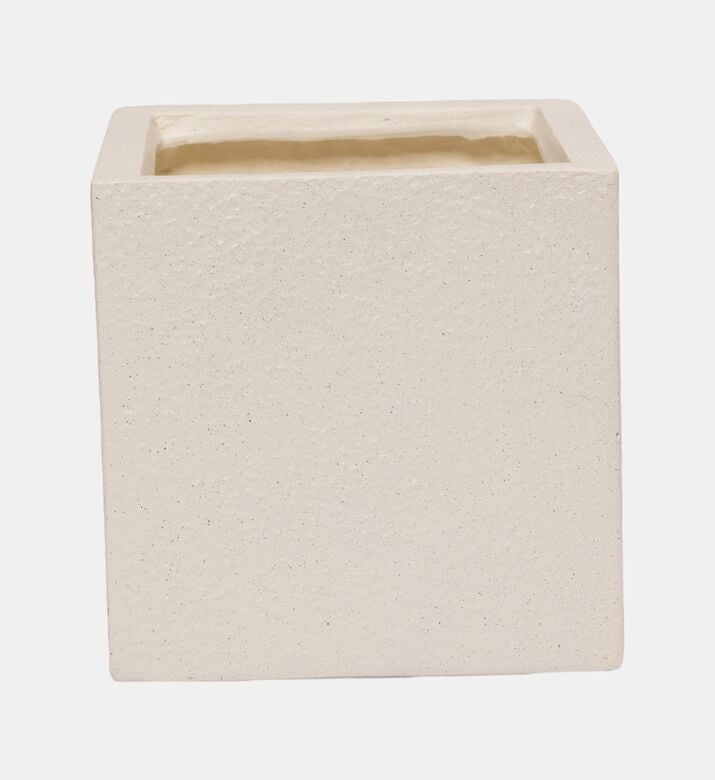 Fiber Clay Square Planter
