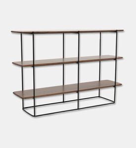 Home Deco and More Shard Double 3-shelves Shelving Unit, Packshot View