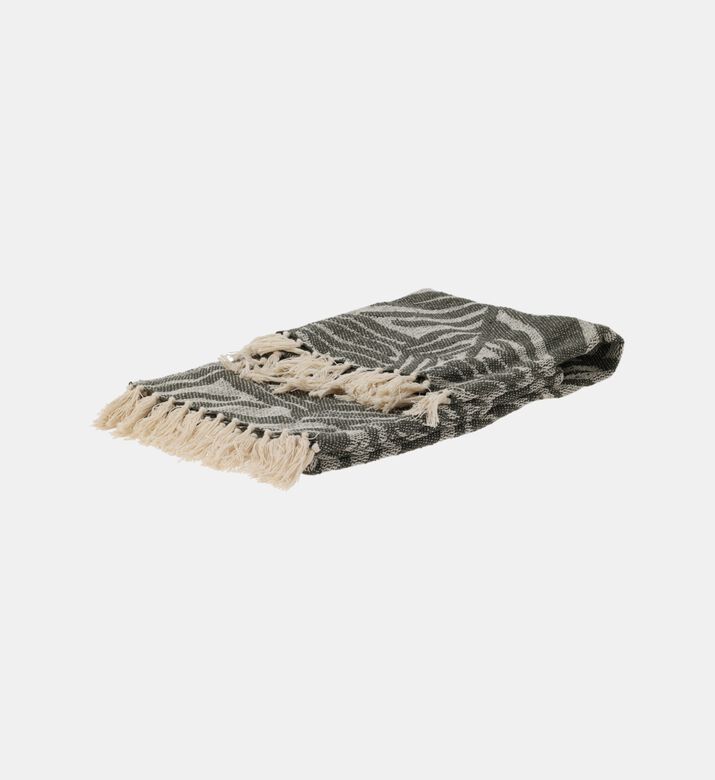 Cotton Woven Plaid Throw