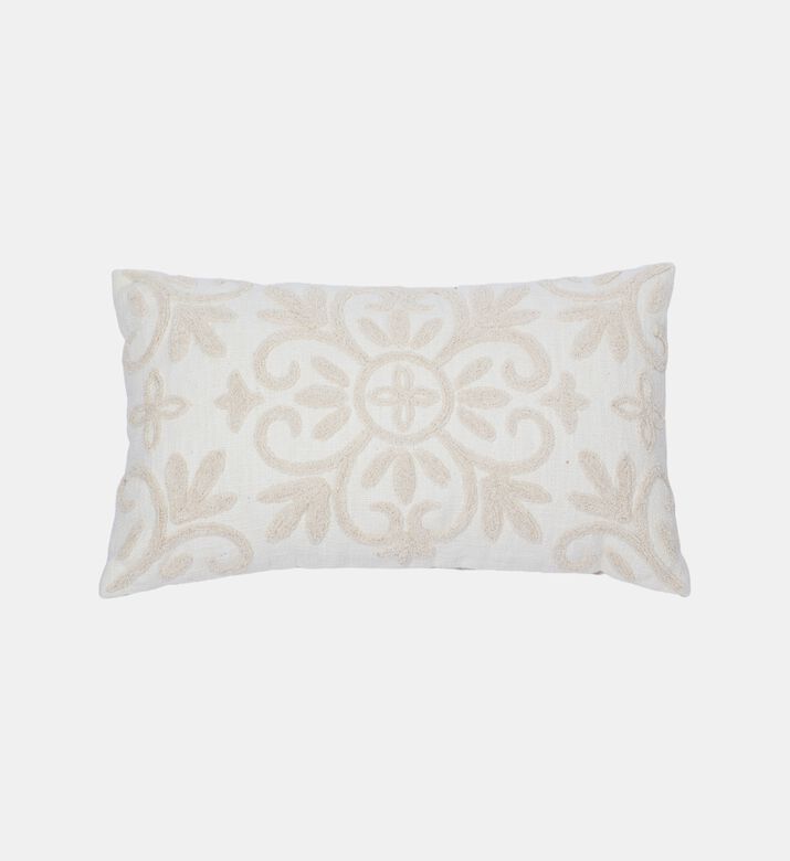 Sakuri Chenille Floral Throw Pillow 35x60 Cm