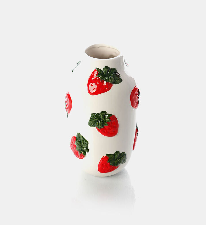 Home Deco and More Porcelain Strawberries Design Vase, Packshot View