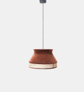 Home Deco and More Velvet Cane Base Pendant Lamp, Packshot View
