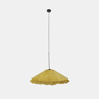 Gold Velvet Fabric Pendant Lamp