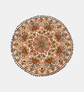 Jylin Yarn-dyed Pouf 60x20 Cm