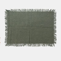 Cotton Fringe Square Placemat