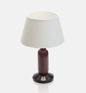 Home Deco and More Alrasid Fabric Wooden Table Lamp, Packshot View