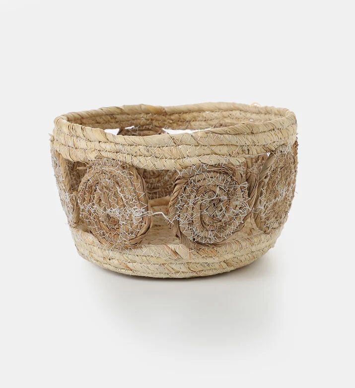 Home and Styling Cattail Baskets, Beige, 26-cm, Packshot View