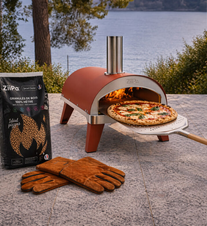 Ziipa Pizza Essentials Bundle Terracotta, Packshot View